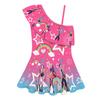 Kinderen Meisjes Anime Cartoon K-Pop Rumi Zoey Mira Print Eendelig Badpak Badkleding