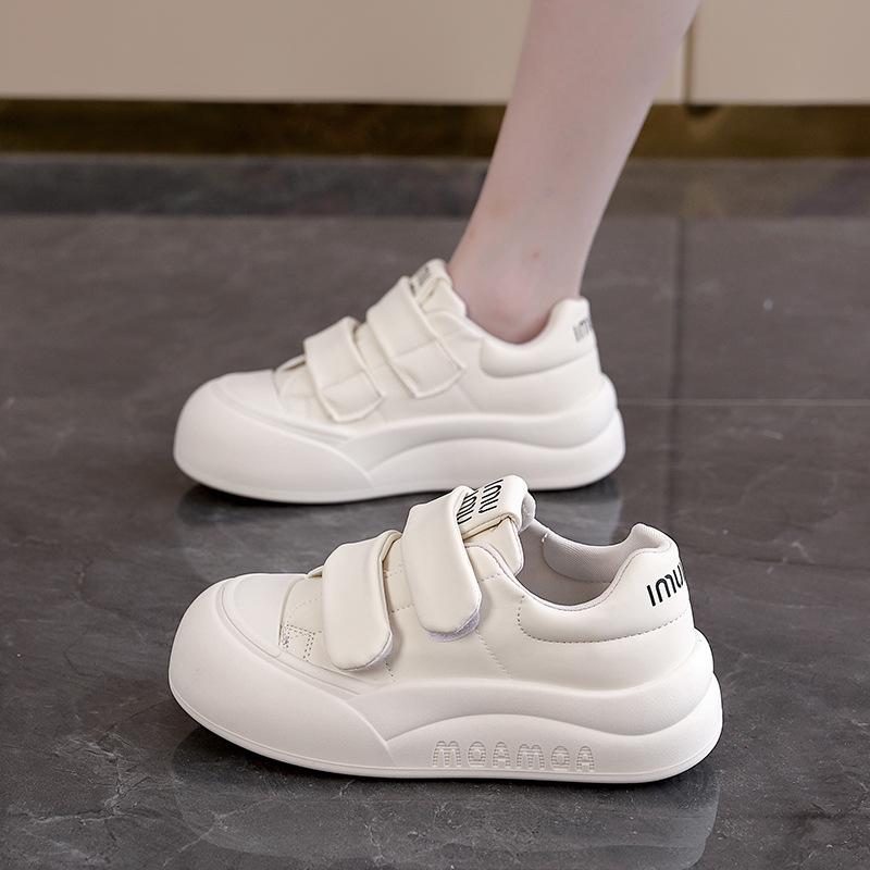 

Осіння нова корейська версія ins плоскі білі туфлі жіночі тренди повсякденні студентські туфлі жіночі кросівки NK 40 бежевий