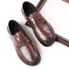 Fashion 2024 Spring Autumn New Designer Men's Shoes Fashion Korean Style Shallow Mouth Leather Loafers Men Business Shoes