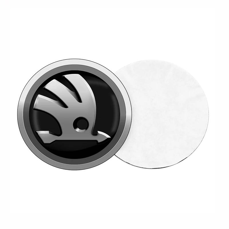 DDWO5 56MM Car Wheel Center Hub Cap Logo Stickers Rim Emblem Car Styling For Skoda Sharp Sharp crystal Sharp Rapid speed Pye Di trunk