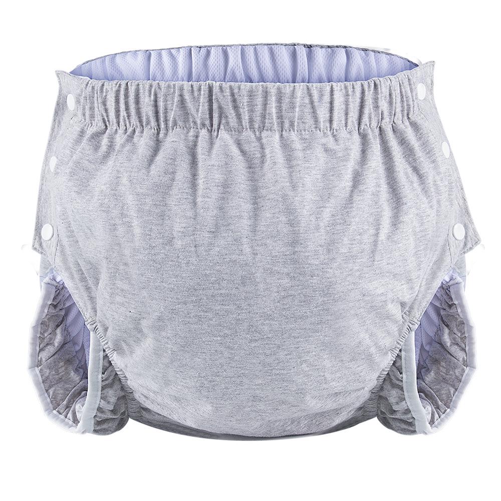 Leak-Proof Elderly Incontinence Underwear - Washable Pure Cotton Adult Diapers