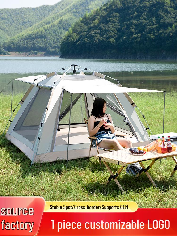 3-4 Person Automatic Rainproof Camping Tent - Indoor/Outdoor Portable Equipment