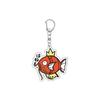 Anime Figure Pokemon Mr.Mime Squirtle Lapras Raichu Flareon Jolteon Chimchar Magikarp Acrylic Keychain Car Bag Pendant