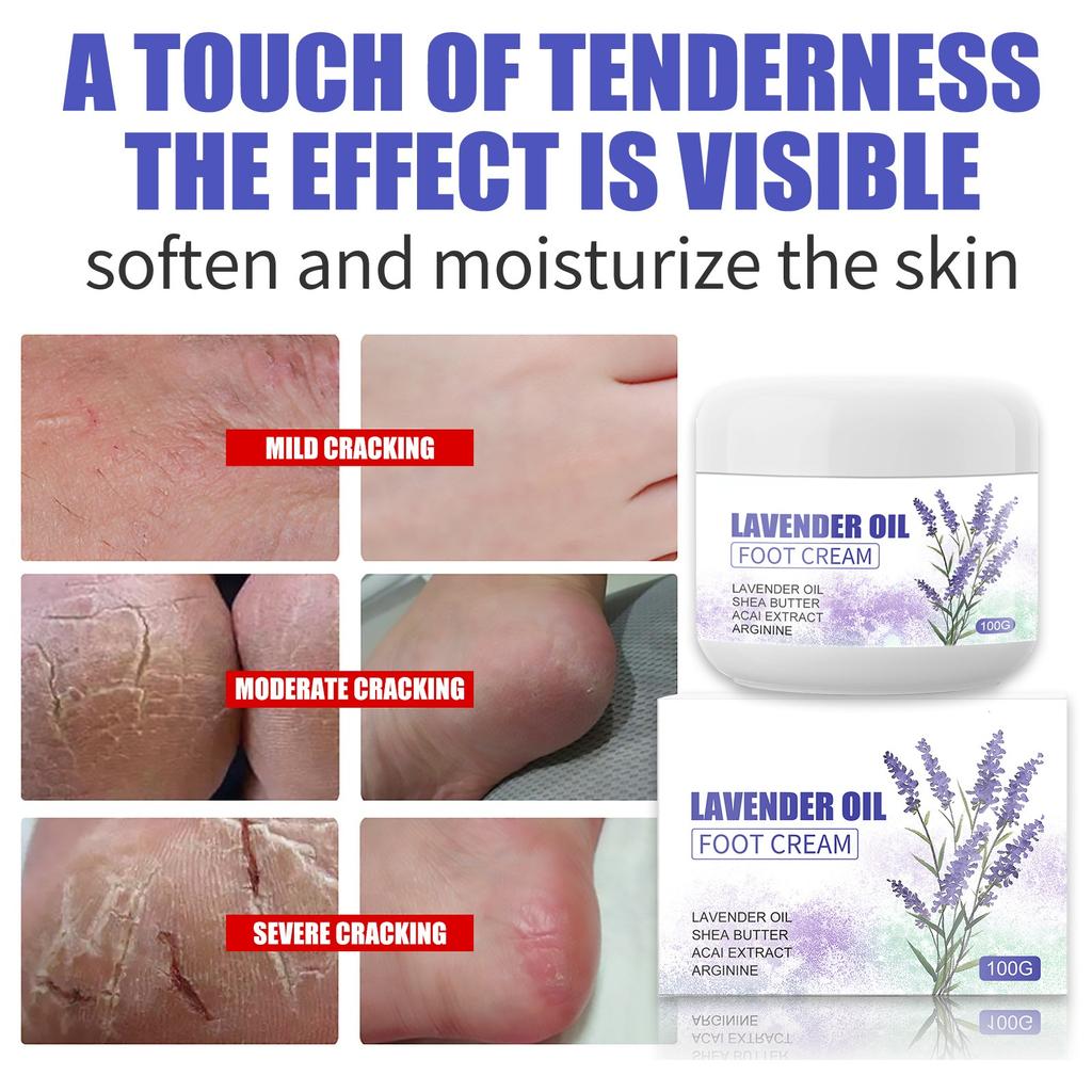 Lavender Oil Foot Cream Anti Freezing and Anti Cracking Moisturizing Moisturizing and Anti Cracking