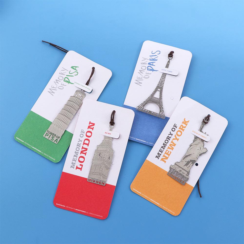 Clips Statue of Liberty Metal Modeling Eiffel Tower Big Ben Bookmark Mark Page European Bookmark