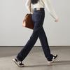 SOFSIL Women's High-Waist Straight Leg Cotton Jeans
