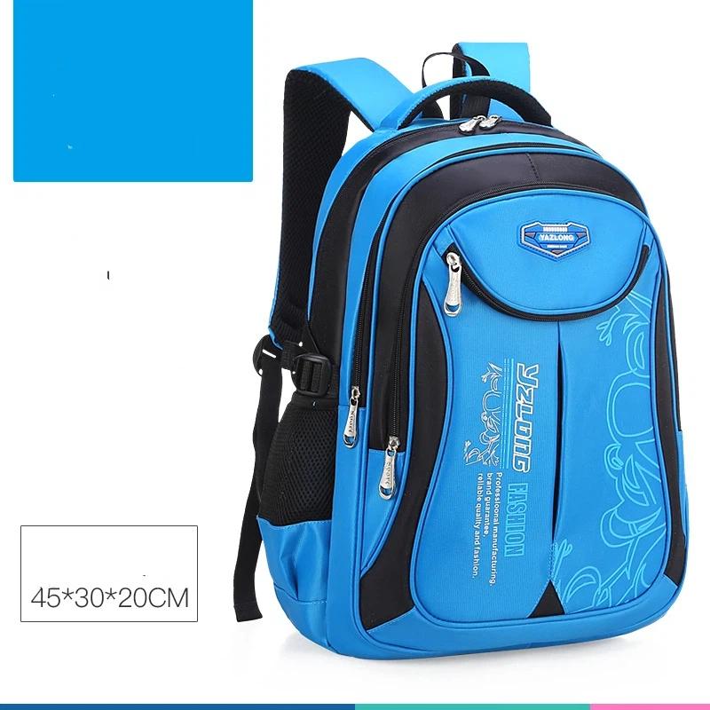 Kids Primary School Backpack Large Capacity Waterproof Breathable Spine Protection Boys Girls School Bag Bookbag