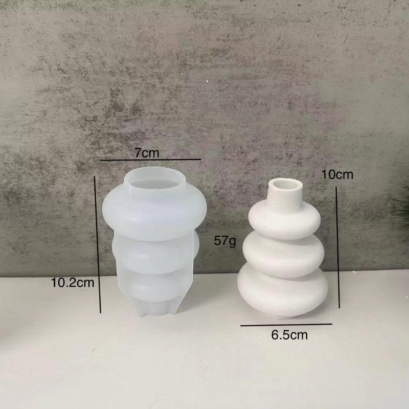 Nieregularny wazon silikonowy forma DIY wazon ozdoba dekoracja gips cement żywica forma rzemiosło dekoracja domu