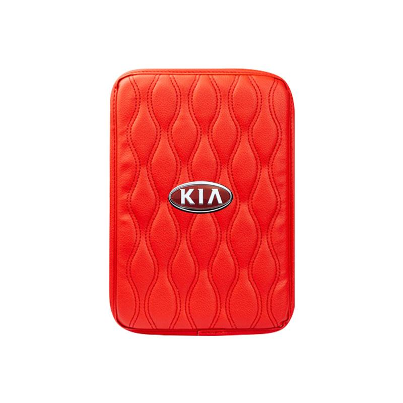 1Pcs Leather Auto Armrest Pads Protective Waterproof Hand Cushion For Kia Ceed Sorento Sportage Niro Optima Picanto Rio Morning Forte K8