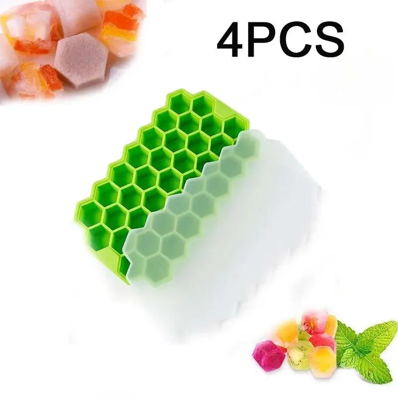148 Grid Ice Cube Tray Silicone Mold Ice Cube Tray Mold Ice Cube Maker Non-toxic Durable Bar Pub Wine Blocks Maker