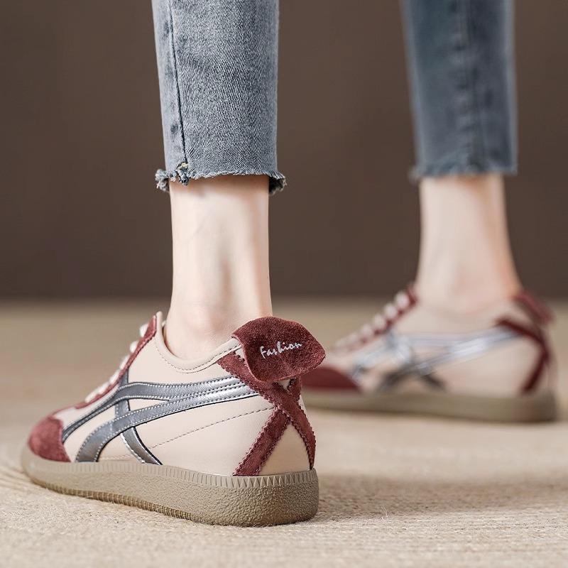 

Guyun Shu Hong Kong style and foreign style are popular, German training little white shoes women s single shoes 2025 casual sports Korean version boa 40