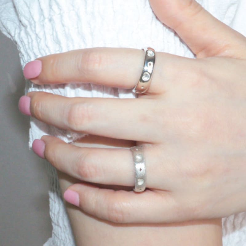 LOASI heart dia ring