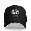 Verstellbare Baseballkappe mit COLT-Design, marineblau und weiß