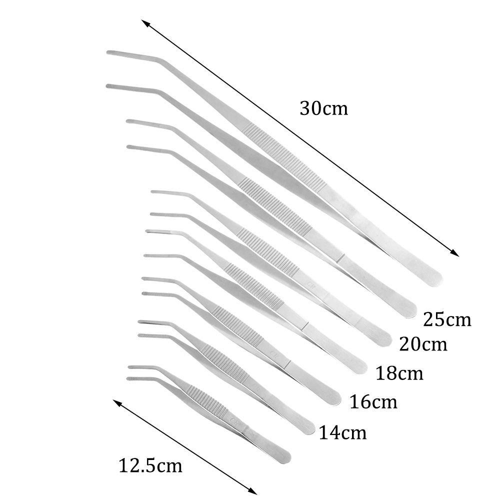 Plating Chef Serving Presentation BBQ Clip Barbecue Tongs Food Tweezer Stainless Steel