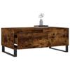 VidaXL Coffee Table Smoked Oak 90x50x36.5 Cm Engineered Wood 830817