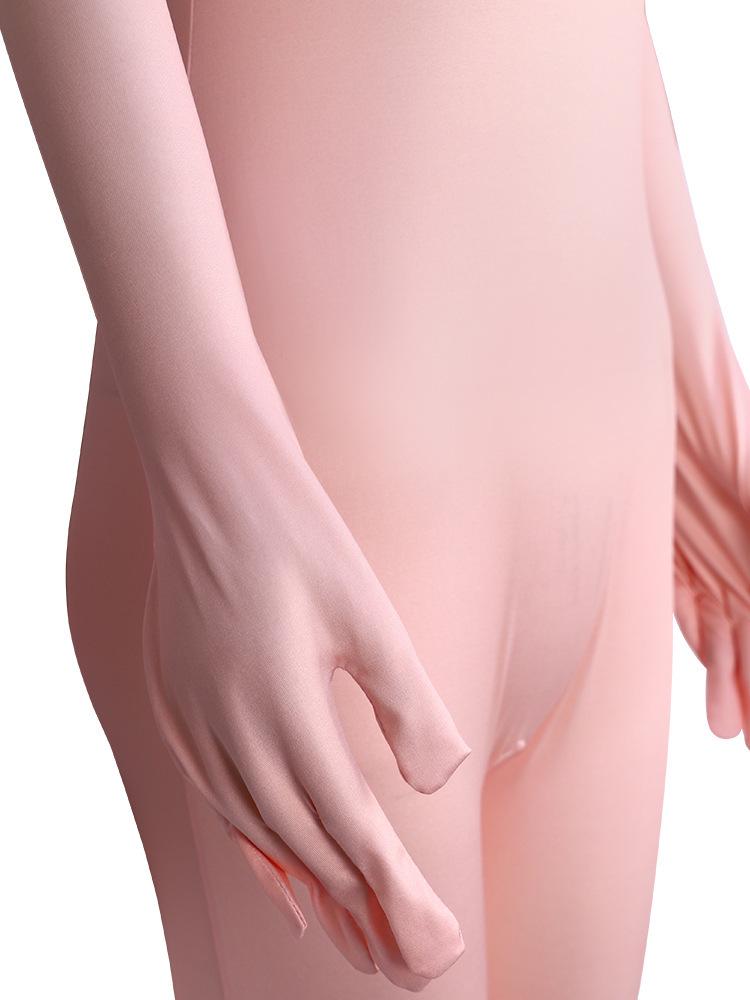 Orange Women's Full Body Zentai Suit for Stage Performance