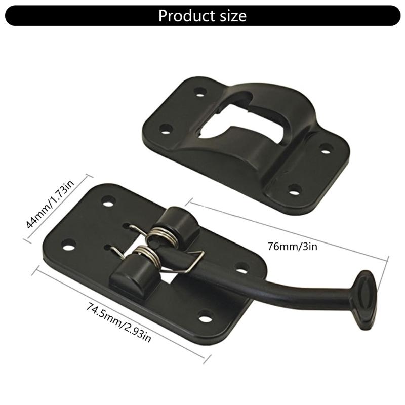 Secure Motorhome Door Hook Latches Easy Use Door Restraint Door Safety Catch Hook Enhances Stability In High Winds