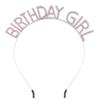 European & American Rhinestone Birthday Girl Headband: Alloy Party Gift