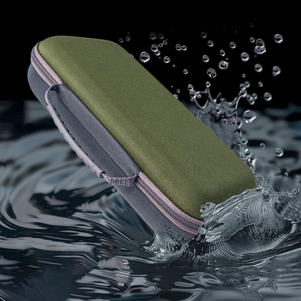 Estuche Portátil para Micrófono con Carcasa de EVA con Forro Suave a Prueba de Golpes Divisor Ajustable Para Viajes y Actuaciones