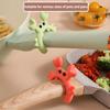 Silicone Spoon Rest Clip - Flexible Utensil Holder for Stove & Cookware - Versatile Pot Edge Clamp, Durable Kitchen Tool Accessory