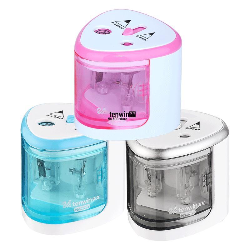 Astronomical Tenwin 8004 Dual-Hole Electric Pencil Sharpener for Students