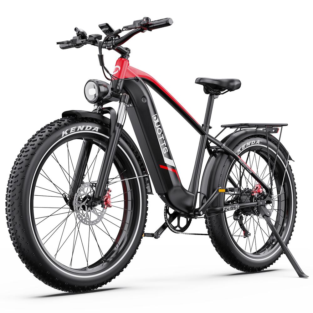Electric Bike DUOTTS 26" 500W Motor Top Speed 50Km/h 48V 18AH Max Range 90Km Load 150Kg F26 Lite