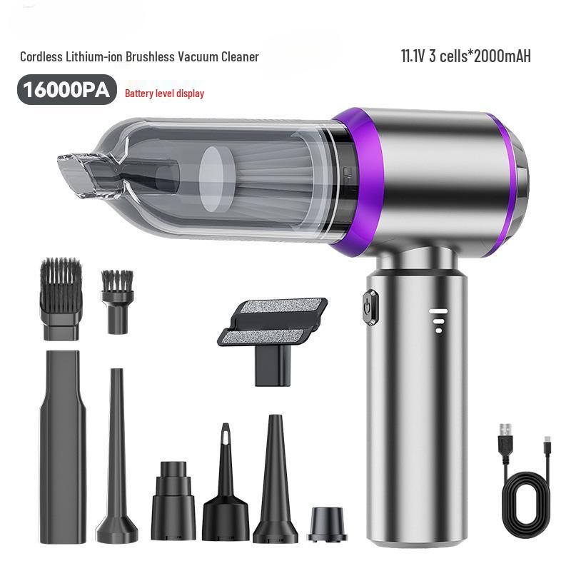 Compact High-Power Wireless Handheld Vacuum Cleaner with Brushless Motor