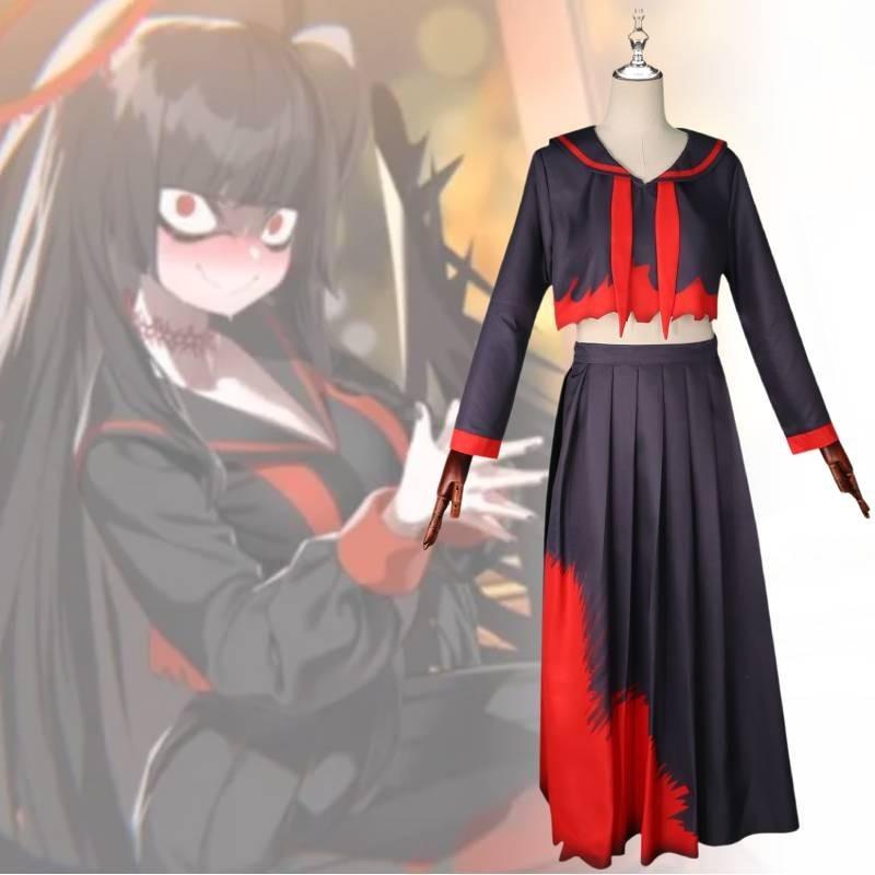 Elegant Polyester Cosplay Costume For Blue Archive Game Characters Sweet Style