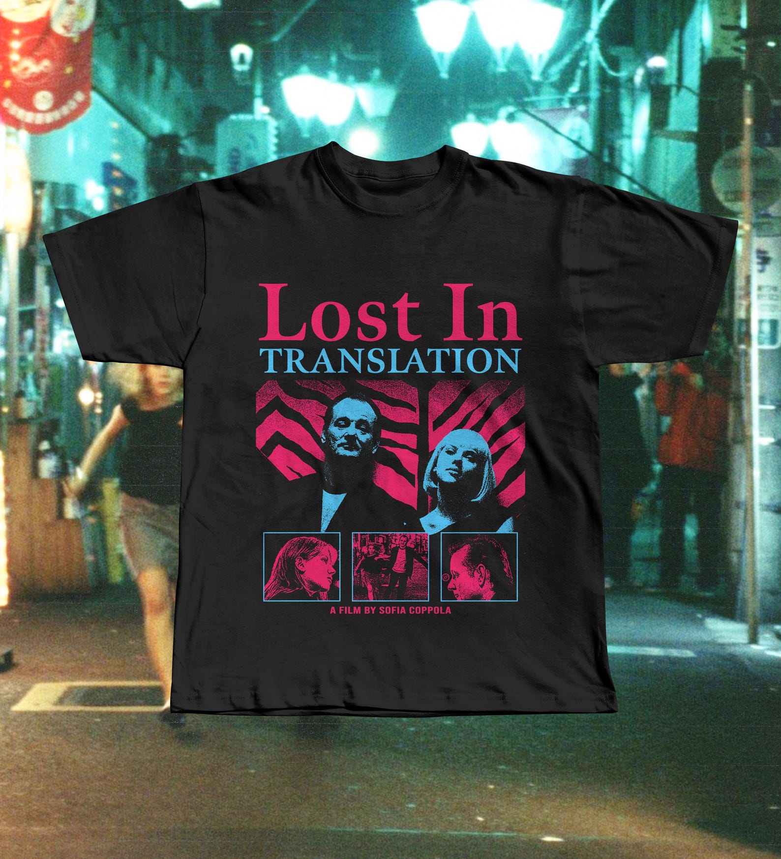 Lost In Translation T-Shirt, Sofia Coppola Film, Bill Murray Scarlett Johansson, Tokyo Indie Tee 2XL