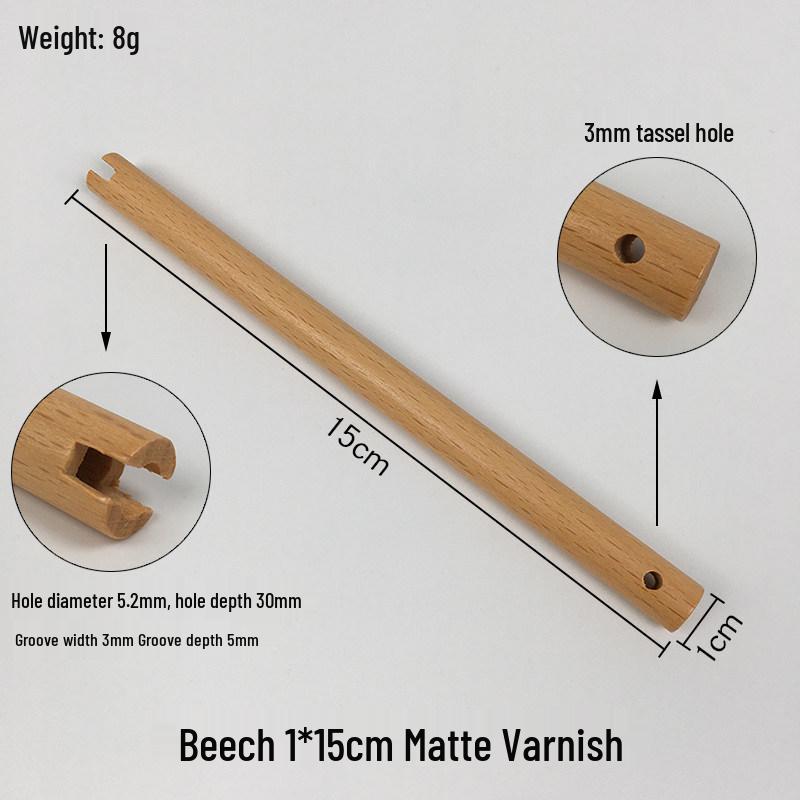 Круглый веер с вышивкой с обеих сторон из бука - Рукоятка в древнем стиле для Ханфу/Ципао и детских танцев