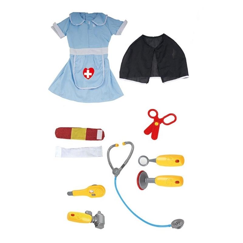 Railway/Construction Worker/Stewardess Costumes Kids Builder Career Outfit Gift
