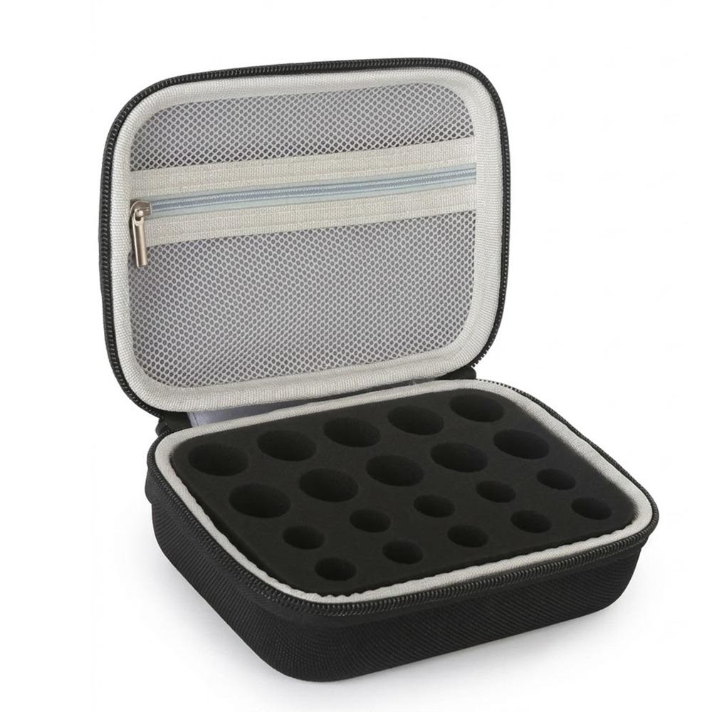 

20 Slots Insulin Vials Storage Case Waterproof Carrying Case Insulin Protection Case Travel Use чёрный