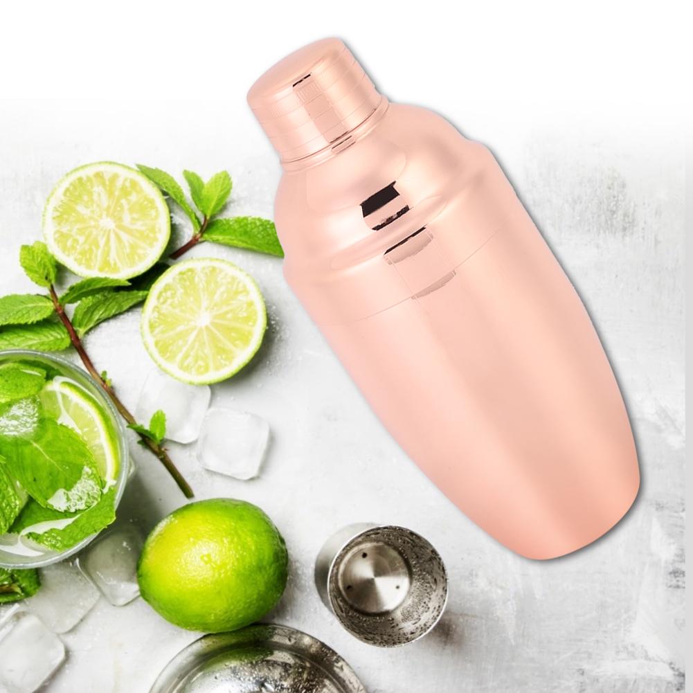 Elegant Manual Shaking Stainless Steel Cocktail Shaker Bar Tool Supplies Accessories