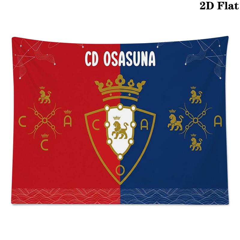 Osasuna Wall Tapestry Aesthetic Wall Hanging Printed Fabric Blanket Decorative Tapestries for Bedroom Living Room Home Decor