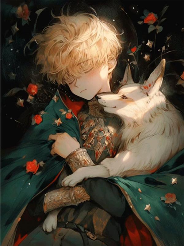 Diamond Painting Cartoon Boy Fox Diy Full Square Round Drill Rhinestone Embroidery New Collection 2023 Animals Mosaic Cross Stitch Kits JX0009