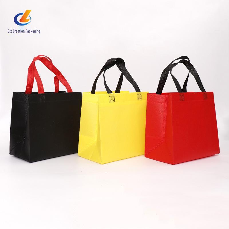 3D Handheld Non-woven Catering Bag: Customizable Takeaway Packaging with Logo Printing