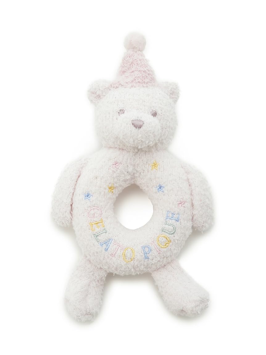 

Gelato Pique BABY Airy Moco Anniversary Bear Rattle PBGG259160 PNK F