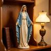Estátua de Nossa Senhora para Decorações de Altar Católico, Figura da Mãe Bem-Aventurada, Presente Religioso para Mãe, Decorações Religiosas para Casa