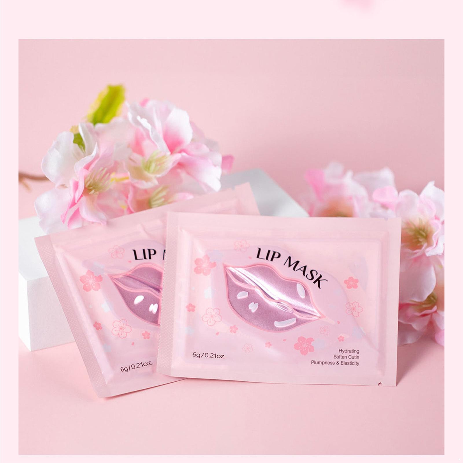 

Women Girls Hydrating Lip Mask for Deep Moisture Reduce Lip Lines Long Lasting Non Greasy Lip Care Essential Makeup Accessory One Size рожевий