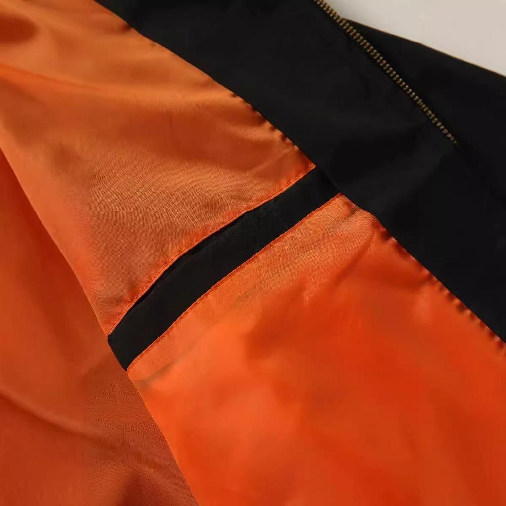 Men's Casual Stand Collar Pilot Jacket: Spring/Autumn Zipper Design, European Fit, Invoicing Available