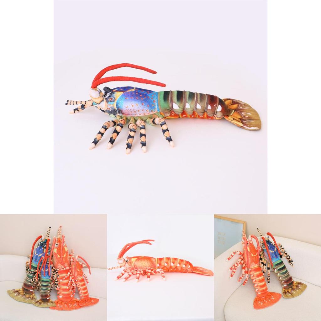 Australian Lobster Life Plush Toy Animal Model For Kids Gift