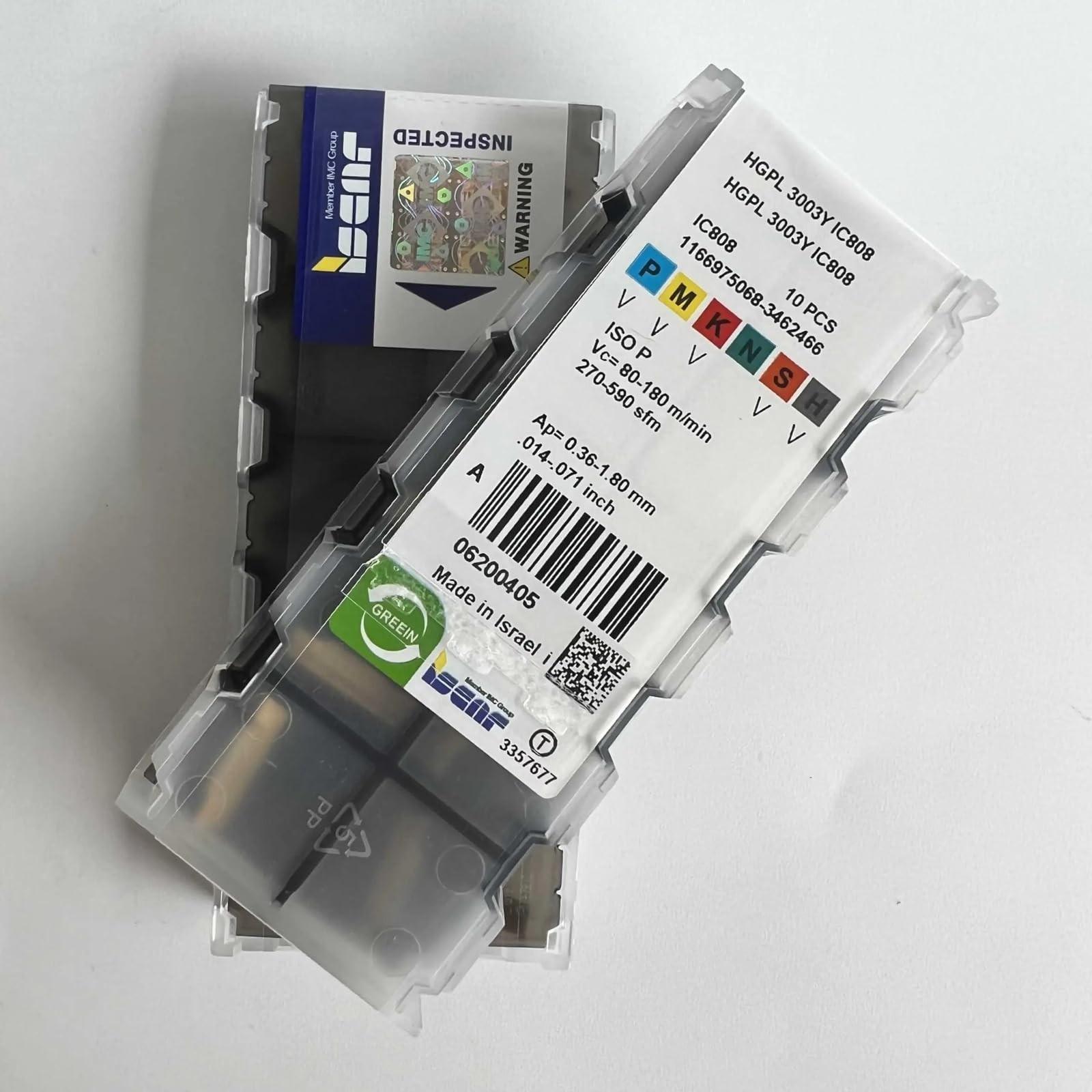 

HGPL3003Y IC808 /Industrial indexable Carbide Inserts 10 PCS