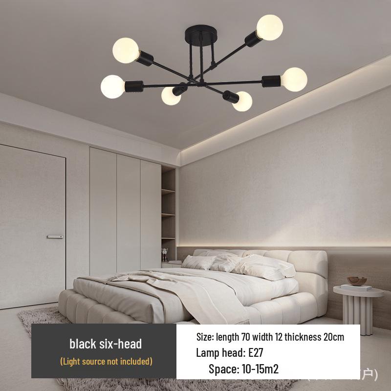 

Скандинавский современный кованый железный подвесной светильник-ветка для маленькой гостиной Without Light Source