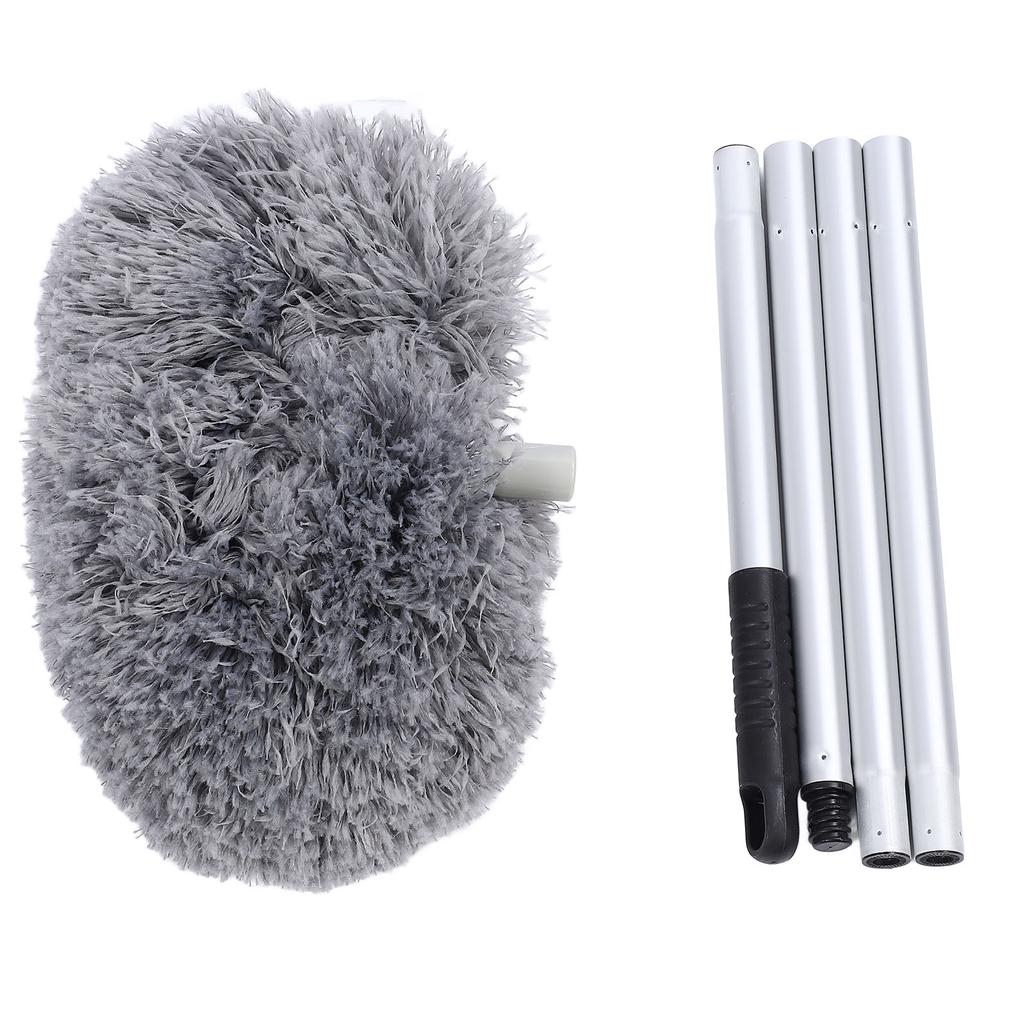 Extra Long Round Duster 360 Degree Rotation Multifunctional Washable Ceiling Fan Duster 140cm Dust Removal Tool for