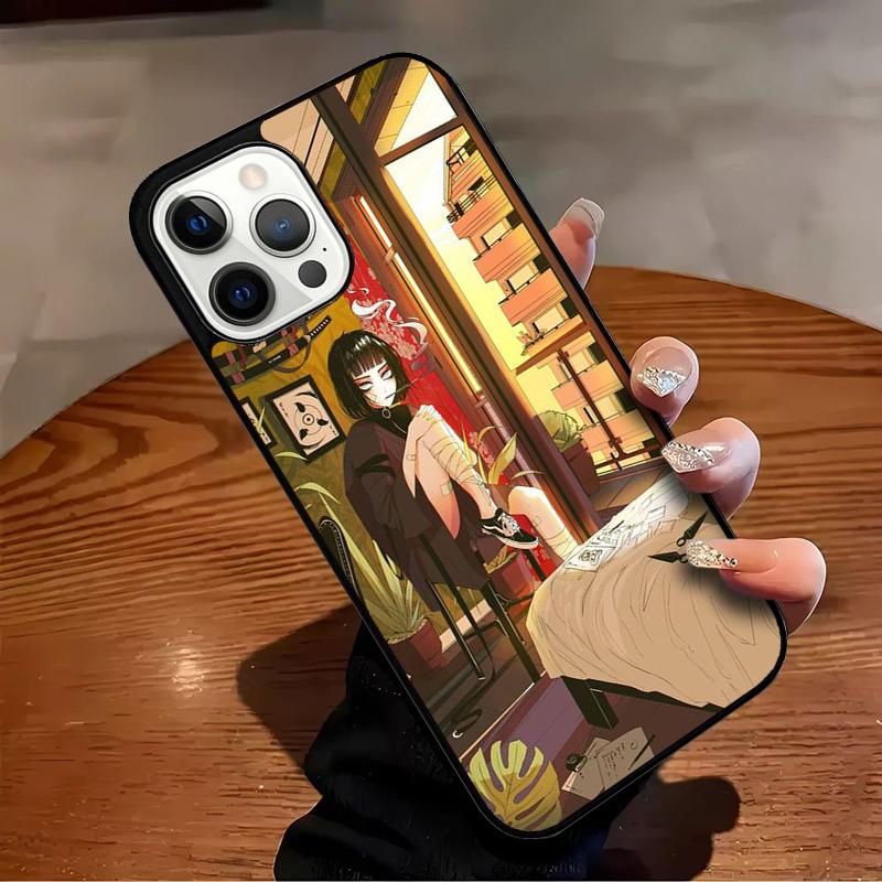 Japanese Style Anime Phone Case For iPhone 17 Air 16 15 14 13 12 11 Pro Max Max Plus Bumper Case Cover