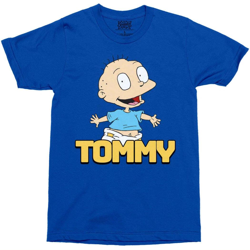 Nickelodeon Rugrats Tommy Pickles 100% Cotton T-shirt Mens Tees Top 4XL