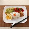 Melamine Square Fast Food Serving Plate