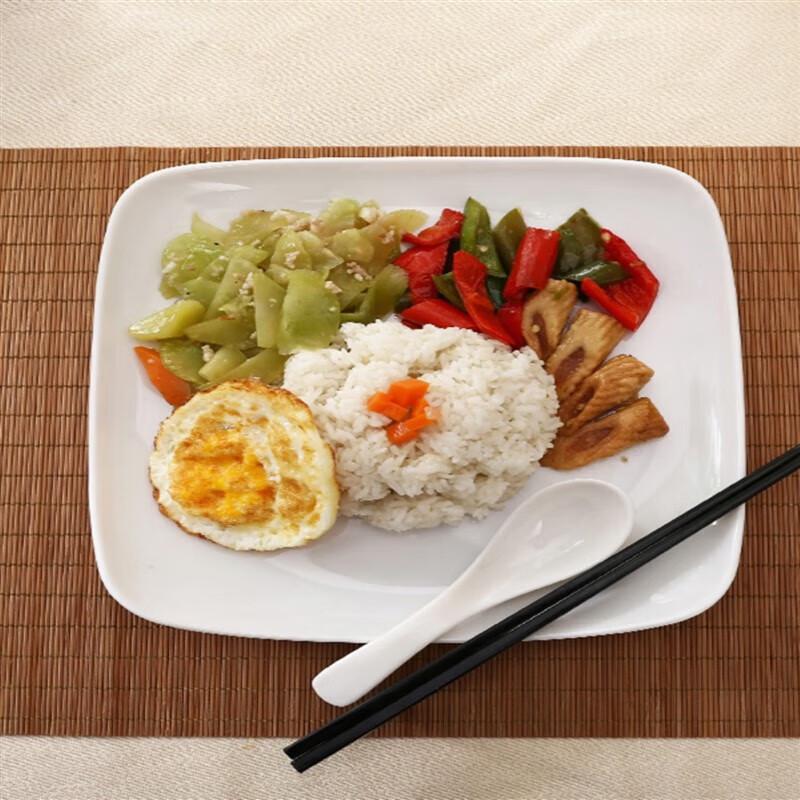 Melamine Square Fast Food Serving Plate