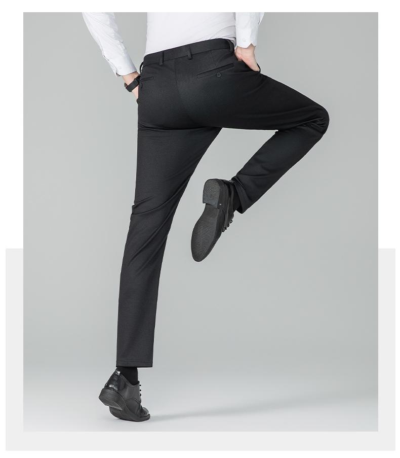 Sheep Wool & Flowing Stylish Men's Business Casual Pants