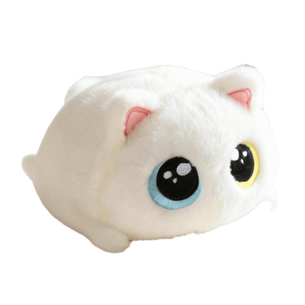 Fluffy Soft Big Eyes Cat Plush Doll Round Stuffed Animals Cat Round Plush Toys Home Decoration
